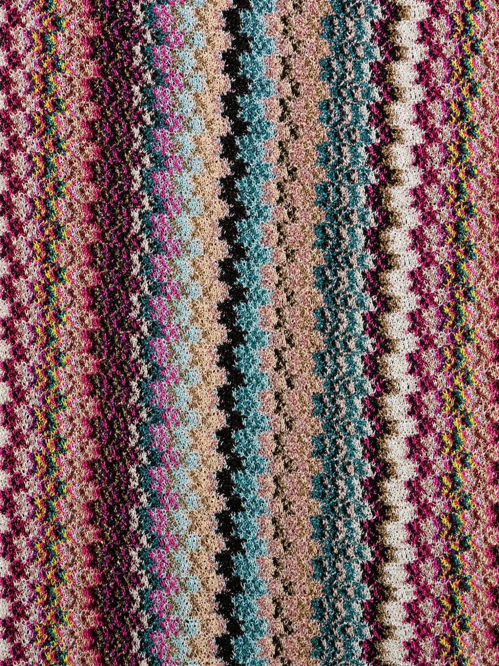 Missoni Sjaal met patroon - Roze