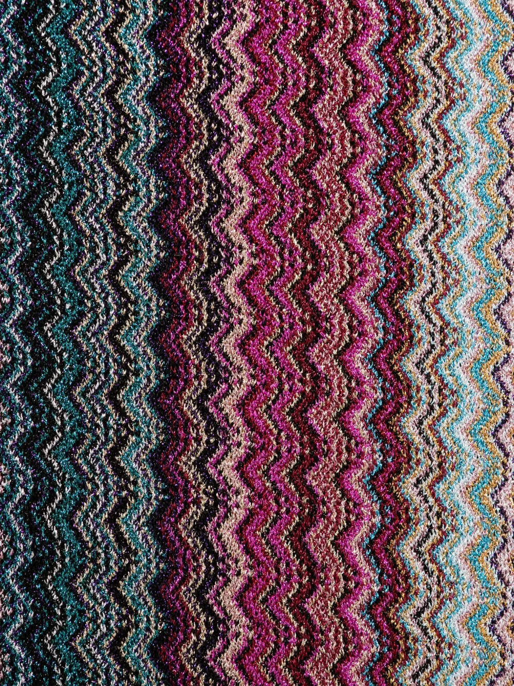 Missoni Sjaal met patroon - Roze