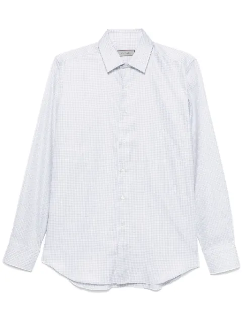 Canali Camisa com estampa geométrica