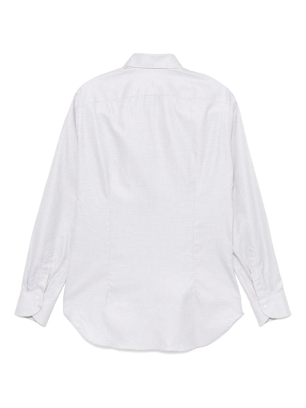 Canali Overhemd met geometrische print - Beige