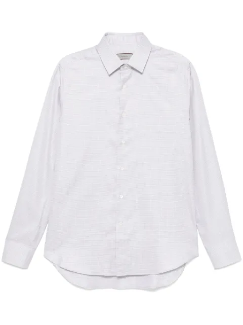Canali geometric-print shirt