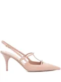 Valentino Garavani 75mm Rockstud Wispy slingback pumps - Pink