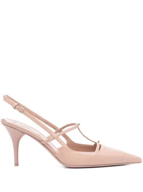 Valentino Garavani zapatillas Rockstud Wispy con tacón de 75mm