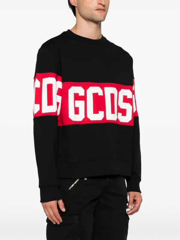 GCDS logo-print Sweatshirt | Black | FARFETCH