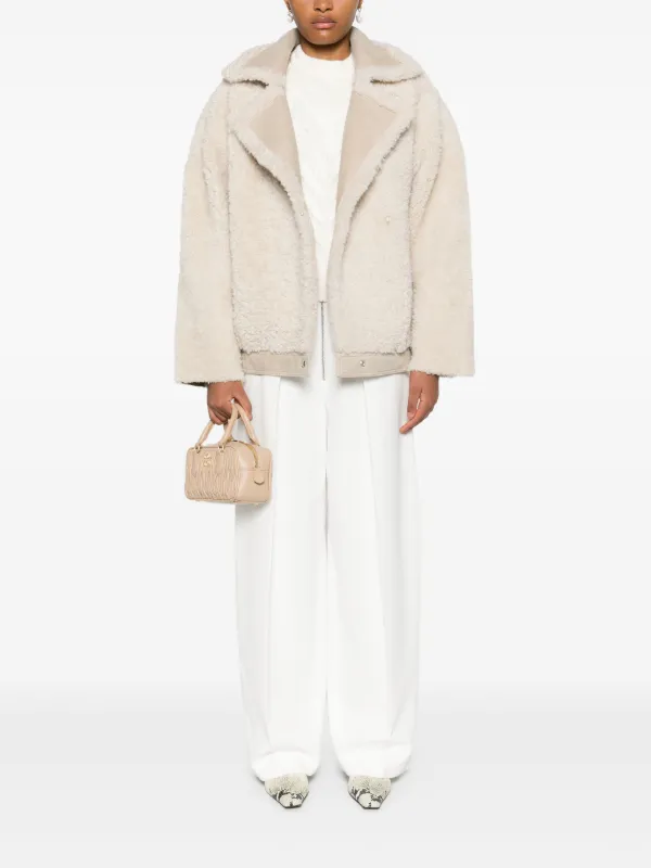 Iro shearling biker jacket online