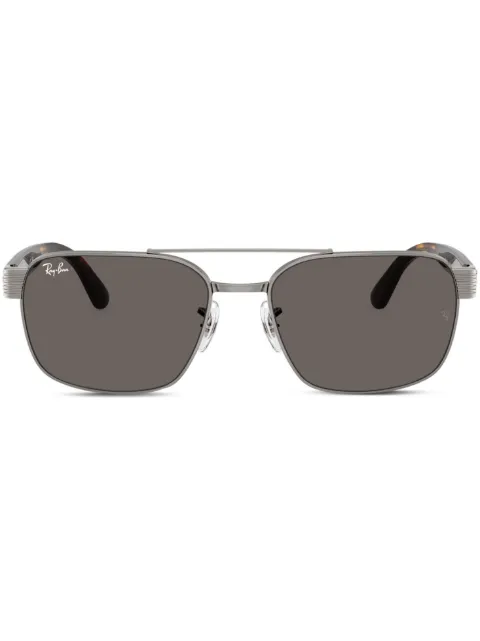 Ray-Ban lentes de sol con letras del logo