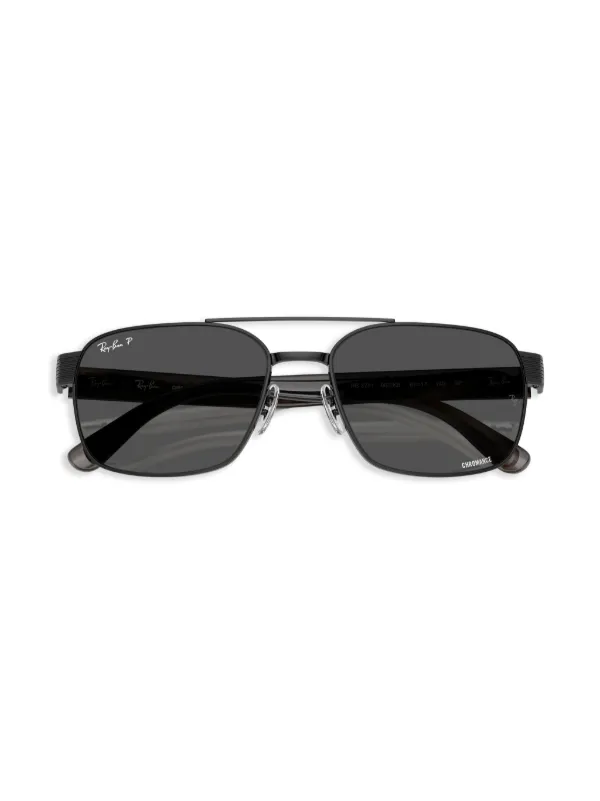 Ray-Ban RB3751CH Chromance Sunglasses | Black | FARFETCH AO