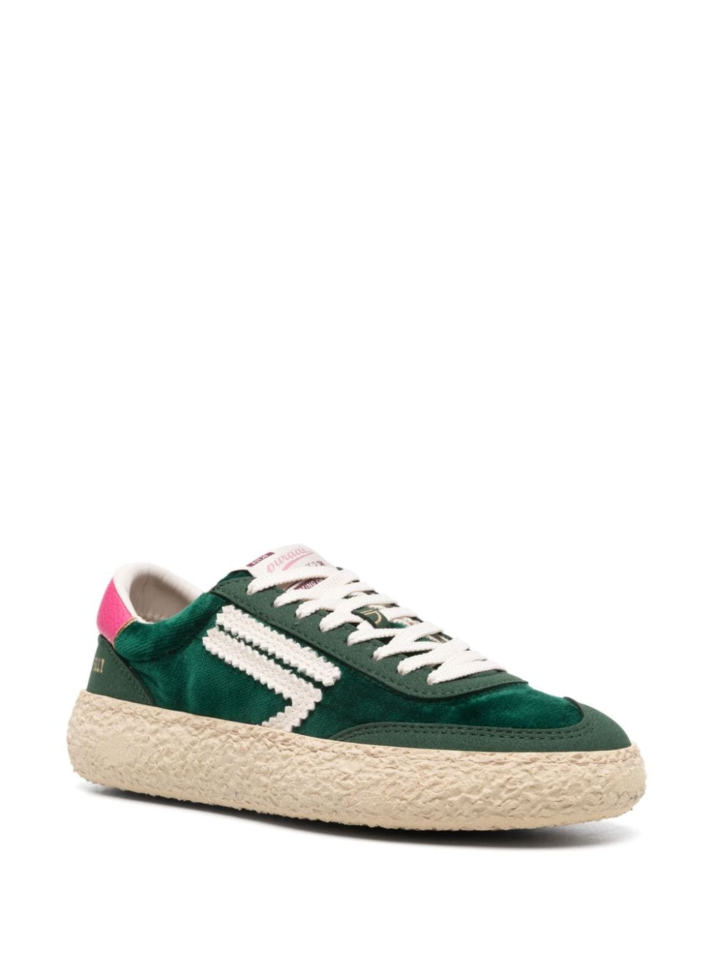 Puraai velvet sneakers - Green