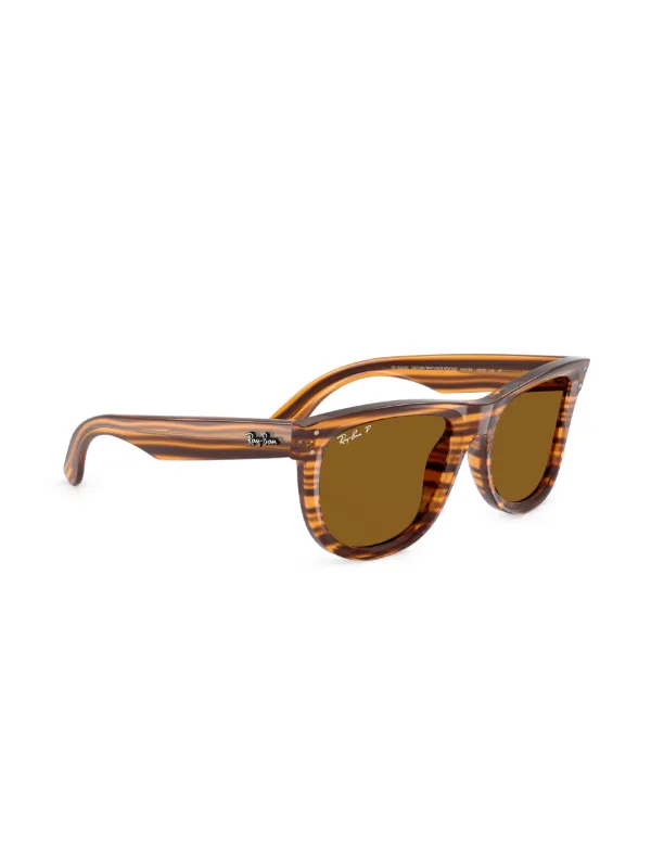 Ray-Ban ウェイファーラー リバース サングラス | ブラウン | FARFETCH JP