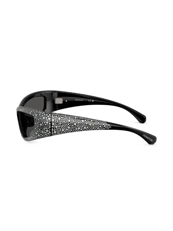 Swarovski Eyewear crystal-embellished Rectangle Sunglasses  display picture 1