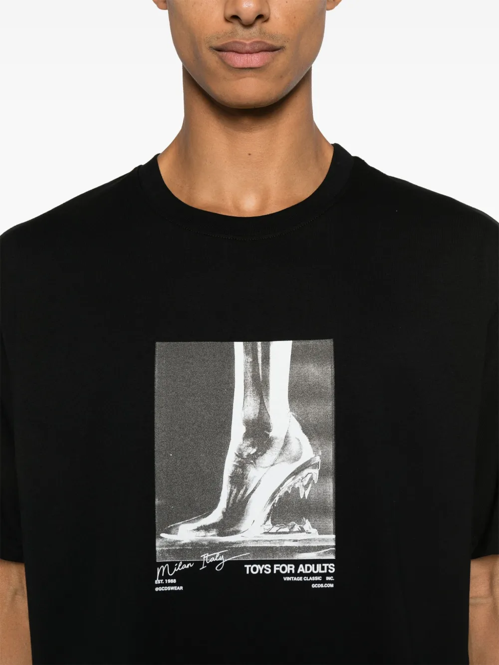 GCDS Morso T-shirt Zwart