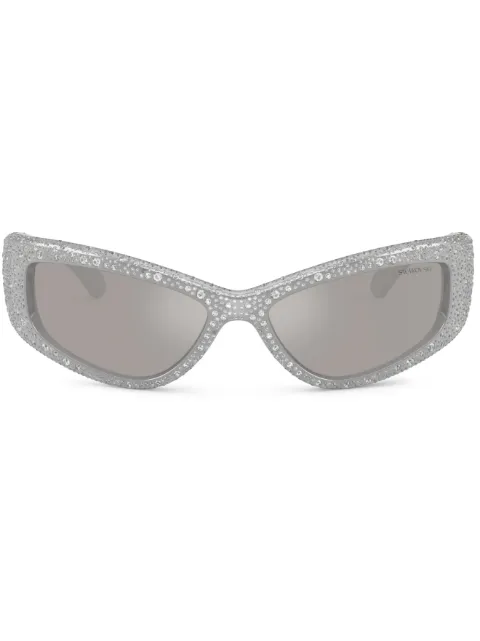 Swarovski Eyewear crystal-embellished rectangle sunglasses