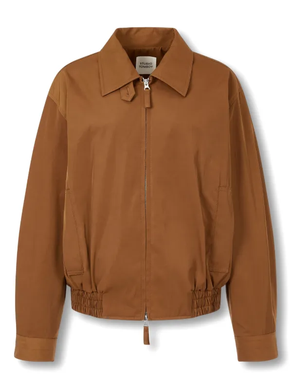 THE MUSEUM VISITOR★男女兼用★LOVE CHECK PUFFED JACKET BROWN LOVE CHECK JACKET : THE MUSEUM VISITOR