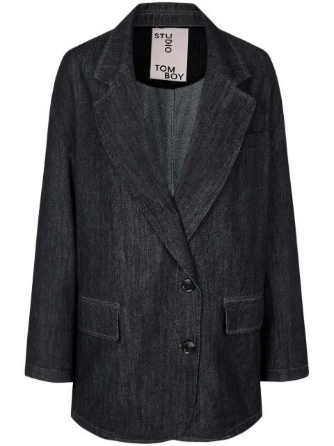 STUDIO TOMBOY tailored denim blazer