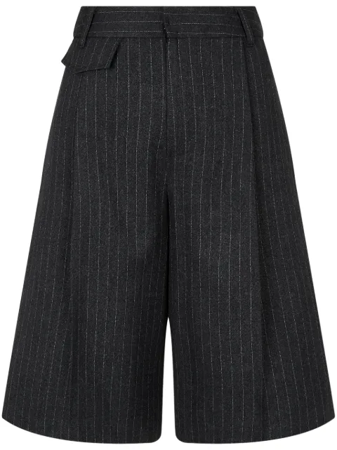 STUDIO TOMBOY pinstriped tailored shorts