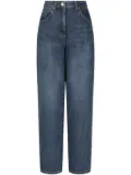 STUDIO TOMBOY logo-patch jeans - Blue