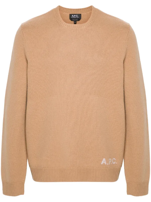 intarsia-knit Sweater Neutrals FARFETCH IN