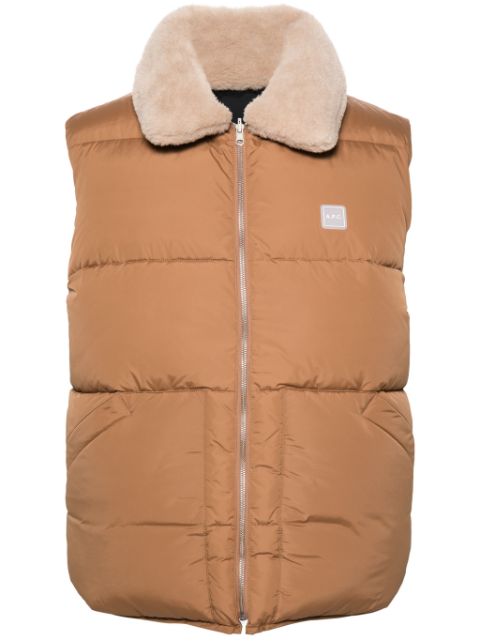 A.P.C. Doudoune Teddy gilet Men