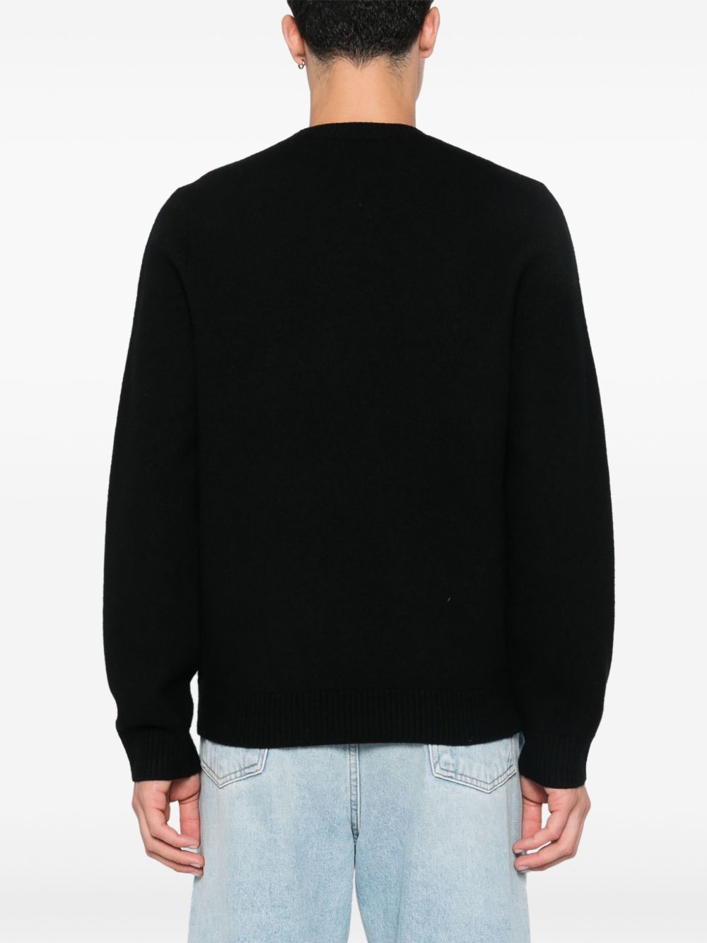 A.P.C. intarsia-logo sweater Men