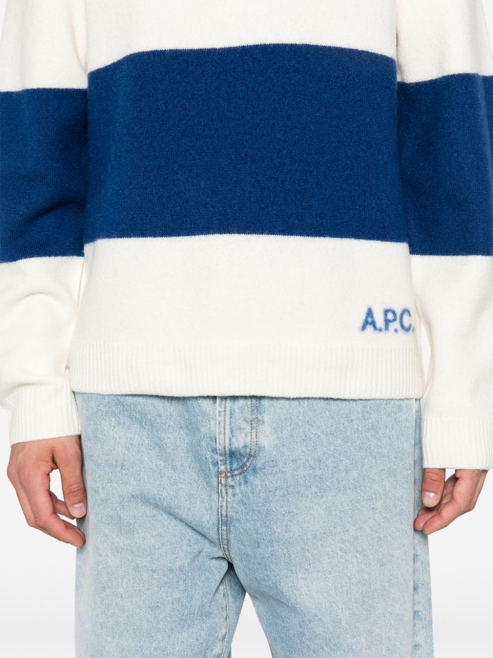 A.P.C. striped sweater Men