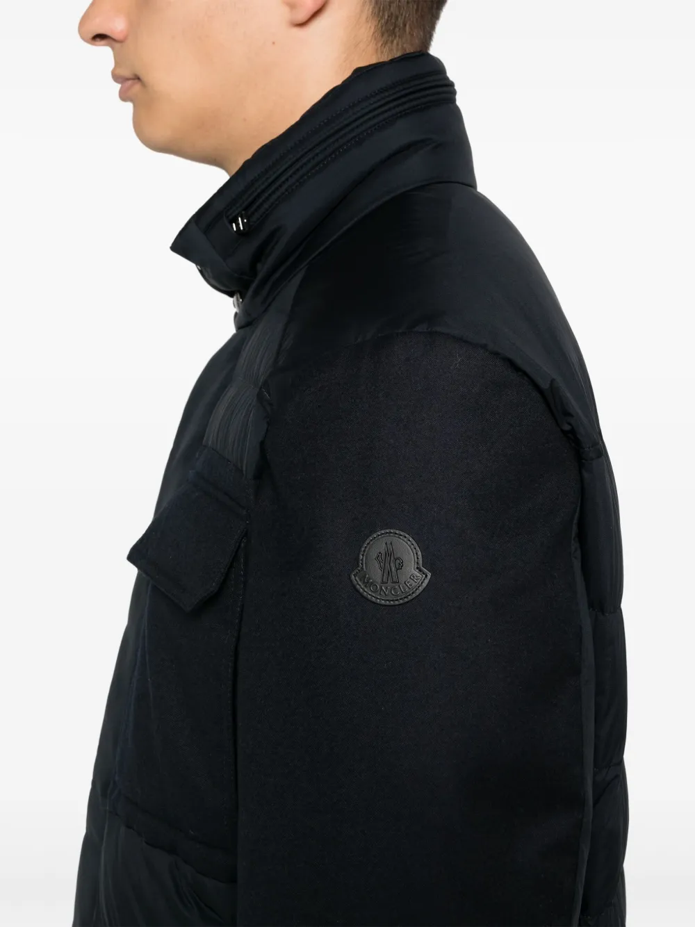 Moncler Re-Longue jack Blauw
