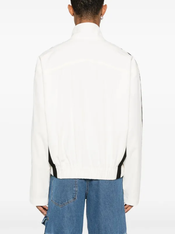 RHUDE logo-print Jacket | White | FARFETCH JO