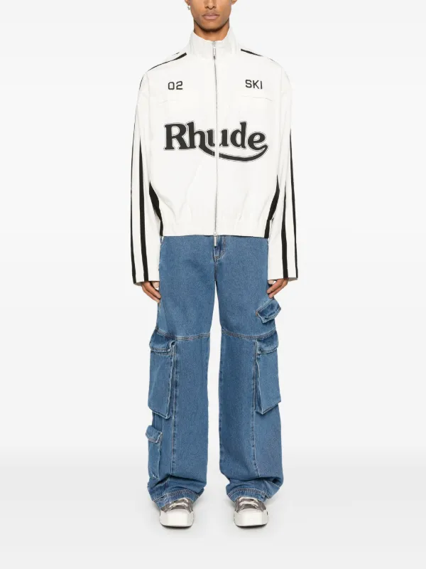 RHUDE クロス ロゴ プリント コットン パーカー 人気 THE CRAFT CREW PRODUCTS】ヘビーウェイトファンクショナルUSA