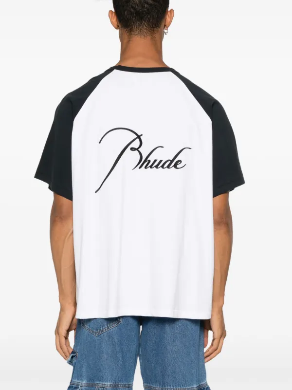 RHUDE Logo Raglan T-shirt | White | FARFETCH