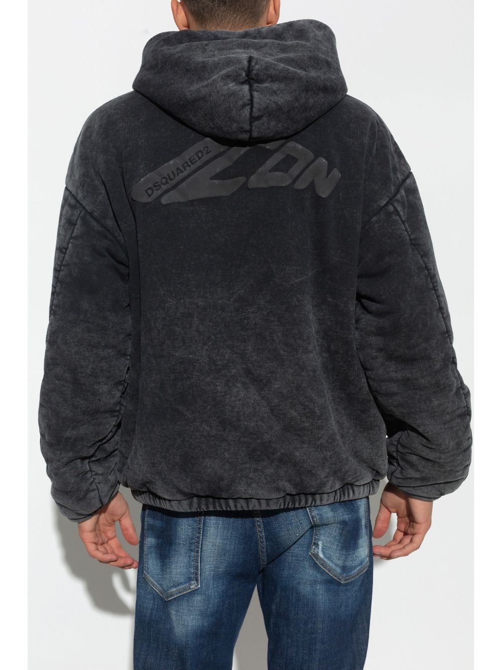 DSQUARED2 Icon-embossed hoodie Men