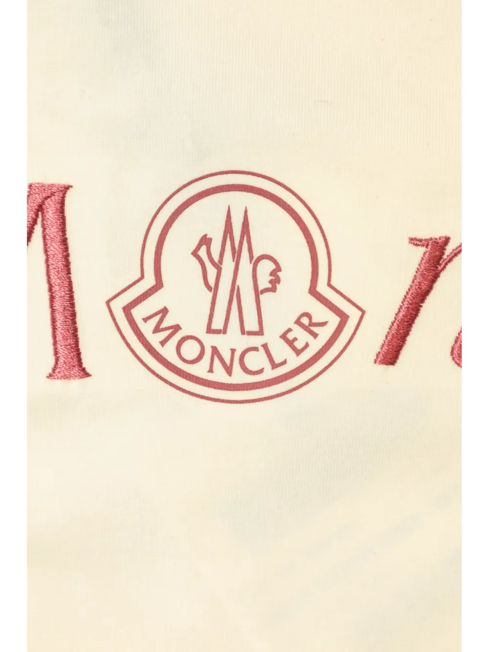 Moncler Enfant T-shirt met logo Geel