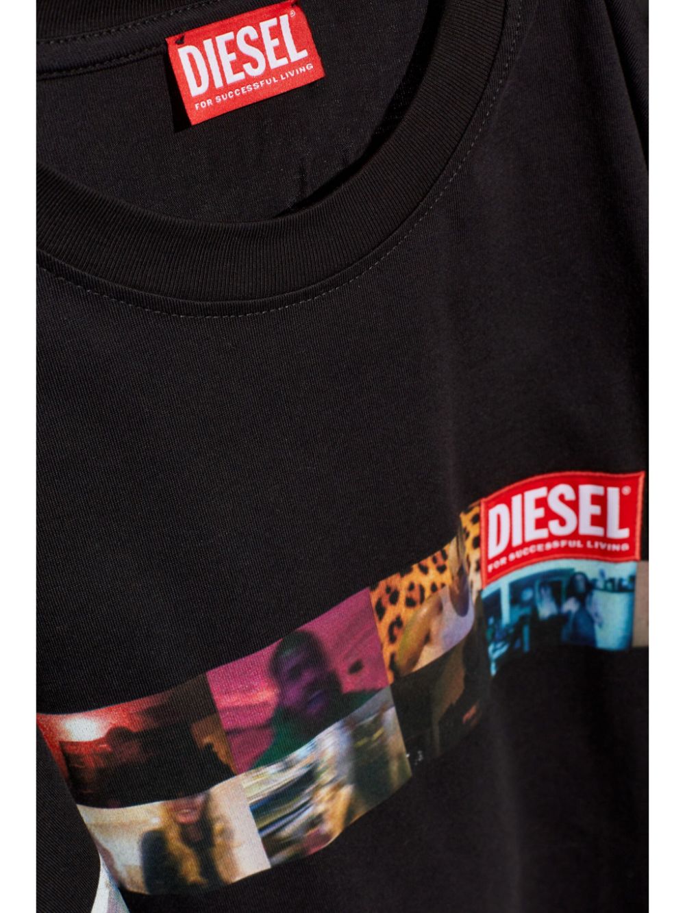 Shop Diesel T-boxty T-shirt In Black