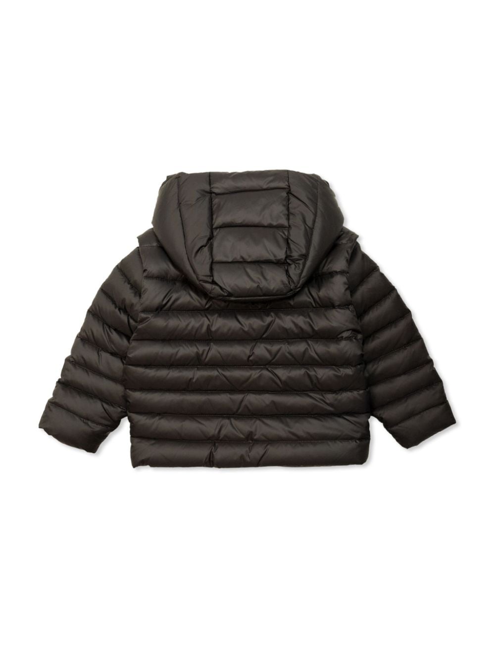 Balmain Kids logo-print padded jacket - Zwart