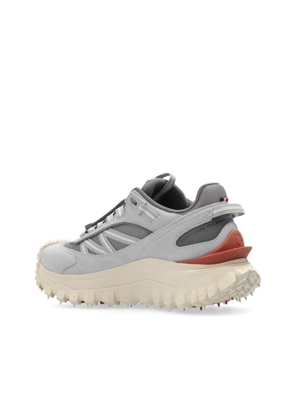 Shop Moncler Trailgrip Sneakers In Grau