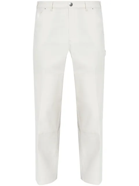 Moncler logo-appliqué straight trousers