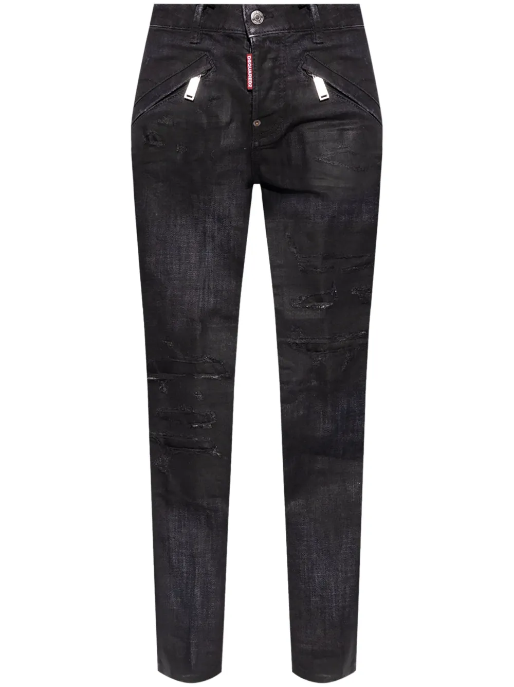 DSQUARED2 Calça jeans com efeito destroyed | Preto | Image 1