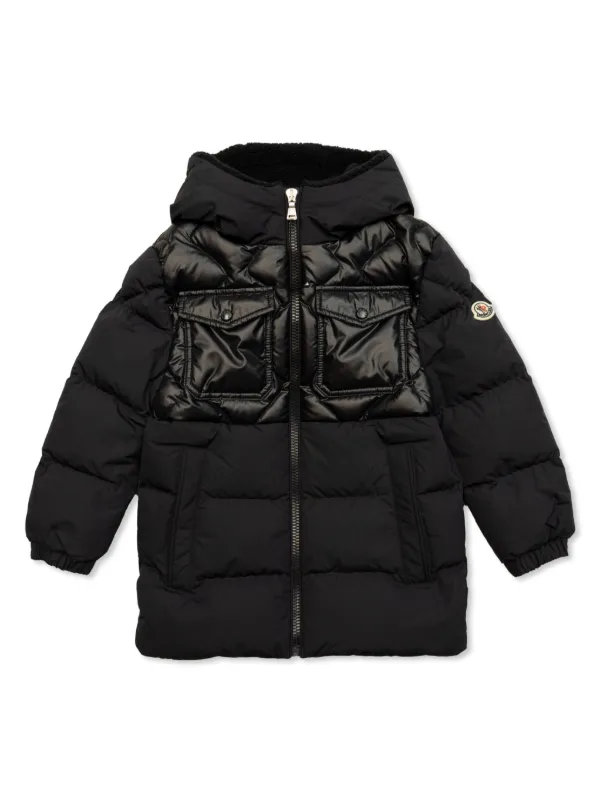 Moncler Enfant Bazzin Down Coat Black FARFETCH HK