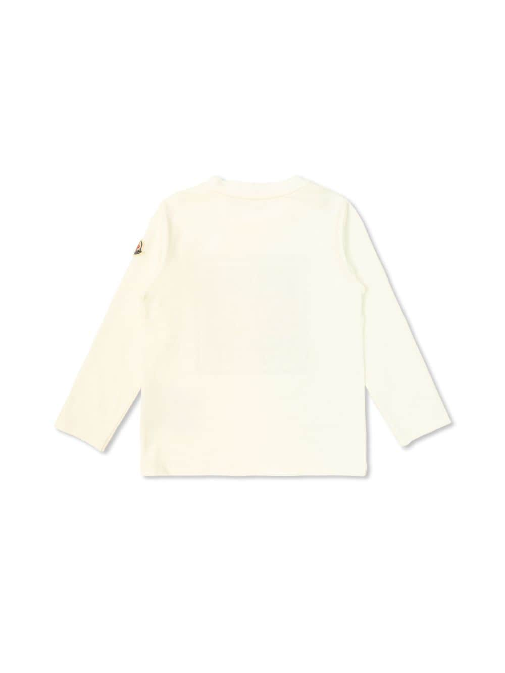 Moncler Enfant logo-print sweatshirt - Wit