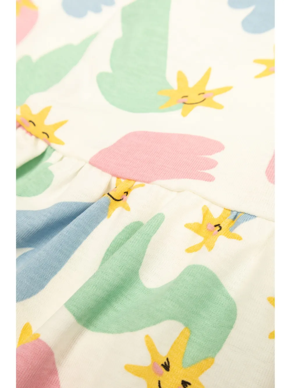 Stella McCartney Kids Jurk met grafische print Wit