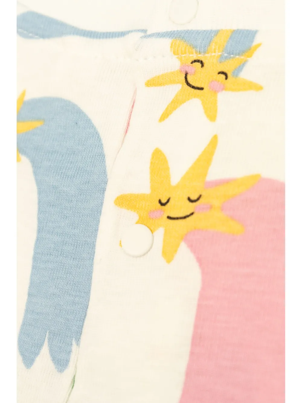 Stella McCartney Kids Jurk met grafische print Wit