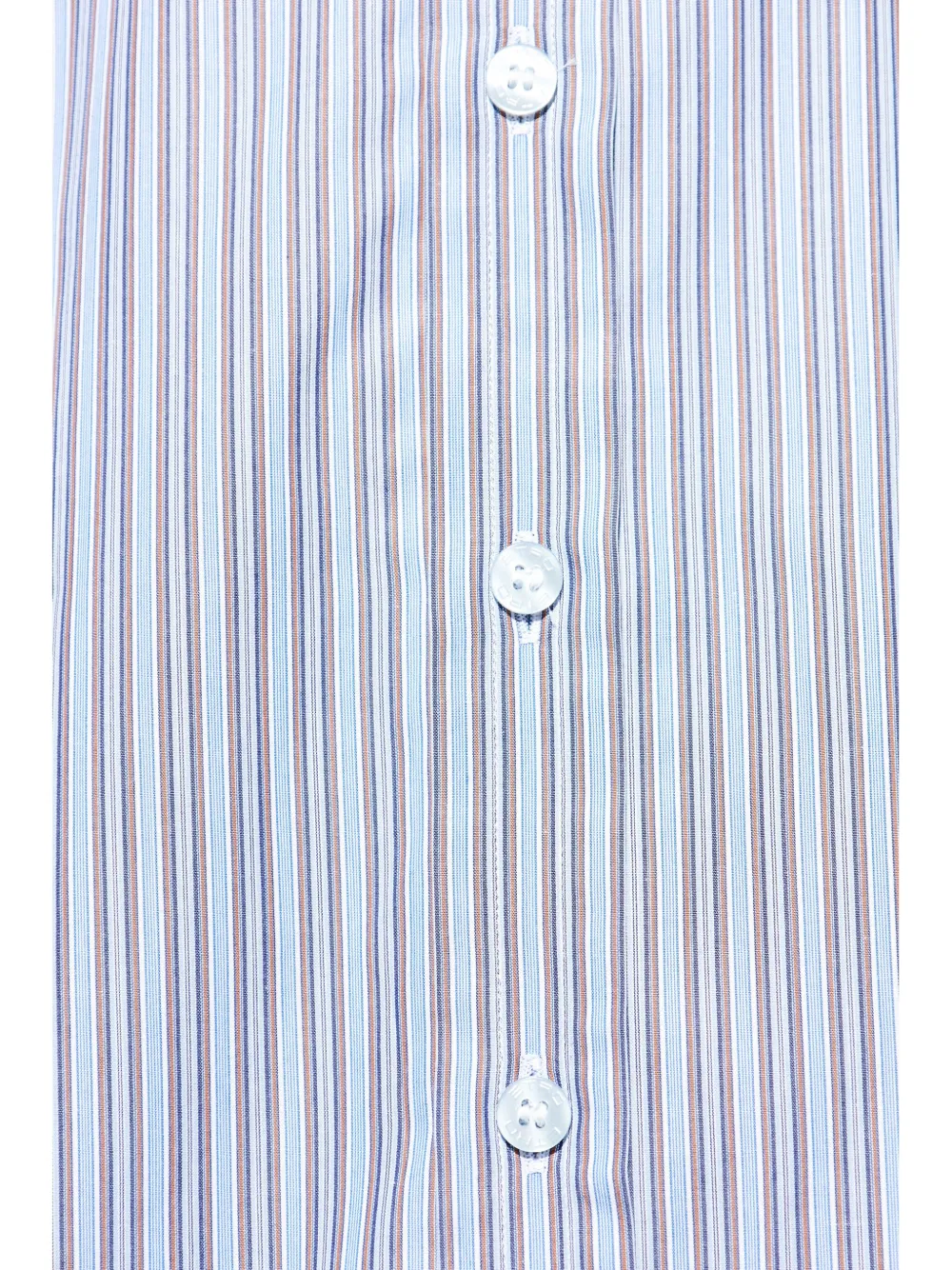 ETRO Gestreept popeline overhemd Blauw