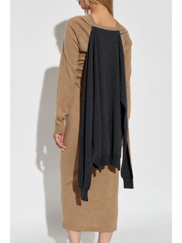 Moschino Wool Dress | Neutrals | FARFETCH ZA