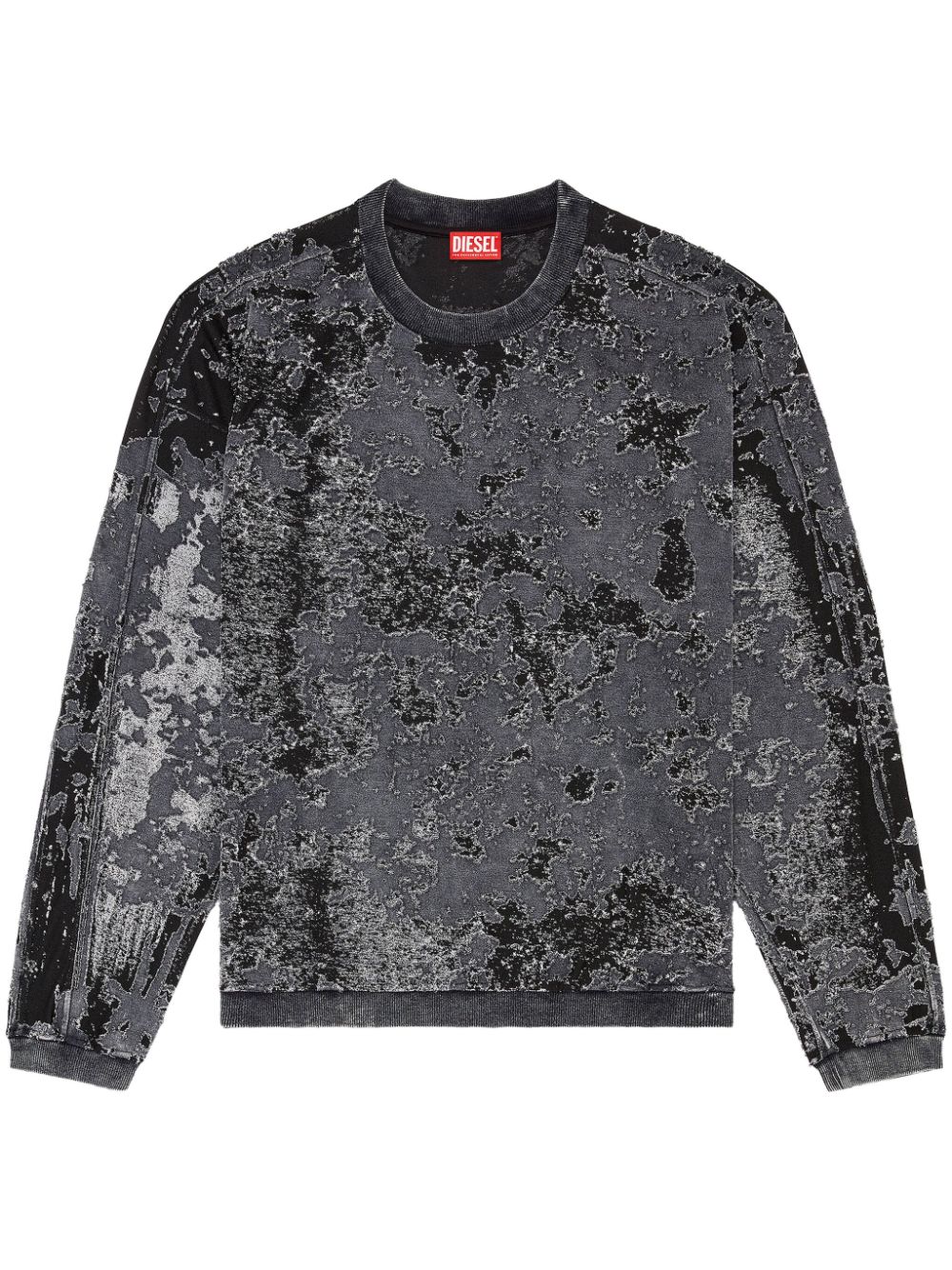 Diesel distressed-effect sweatshirt - Black