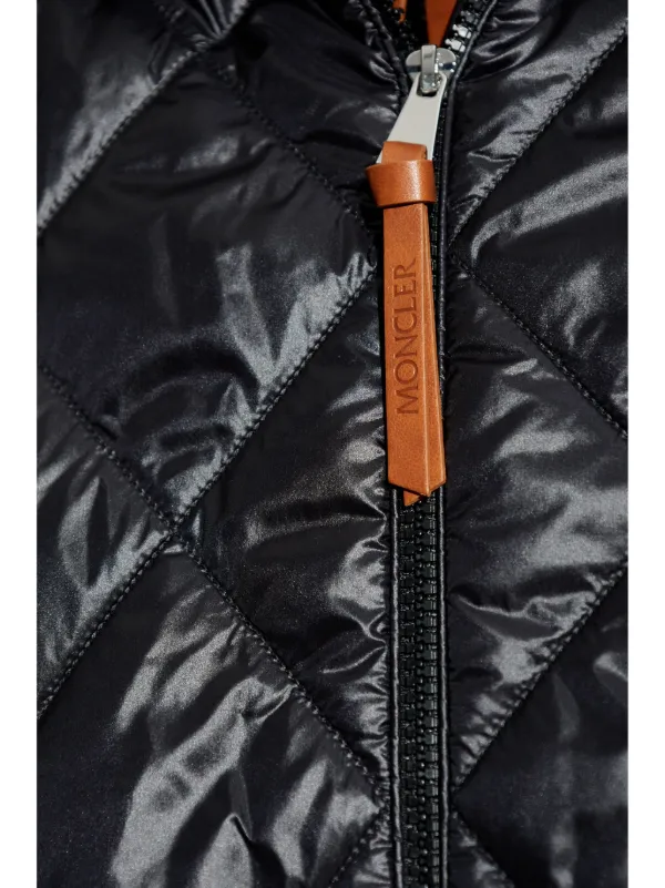 Moncler Padded Cape | Black | FARFETCH