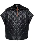 Moncler padded cape - Black