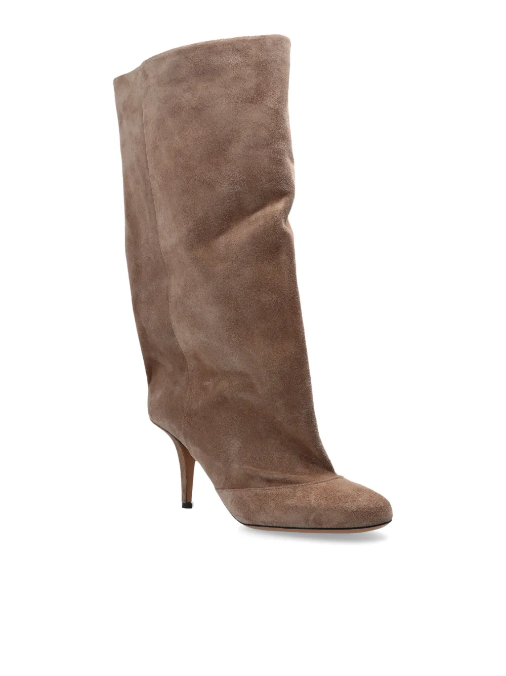 Paris Texas Esther Round Toe Boots In Neutrals