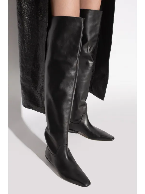 ロングブーツ PARIS TEXAS Black leather Bettina boots (PX1369XCOSM BLACK) Paris Texas Bettina Boots 25mm | Shopbop