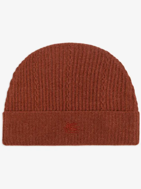 ETRO embroidered-logo beanie