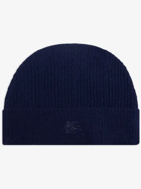 ETRO logo-embroidered beanie