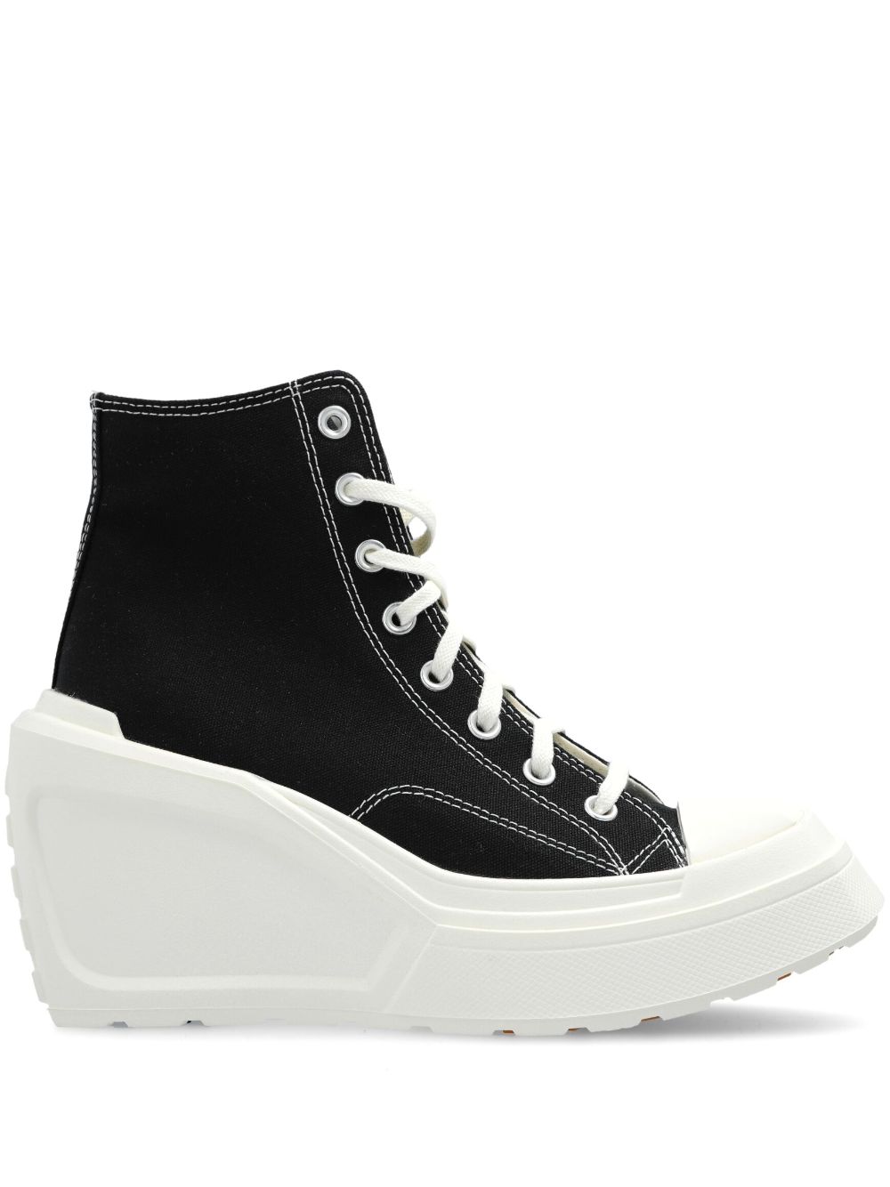 Converse 110 mm Chuck 70 De Luxe Wedge HI sneakers Zwart