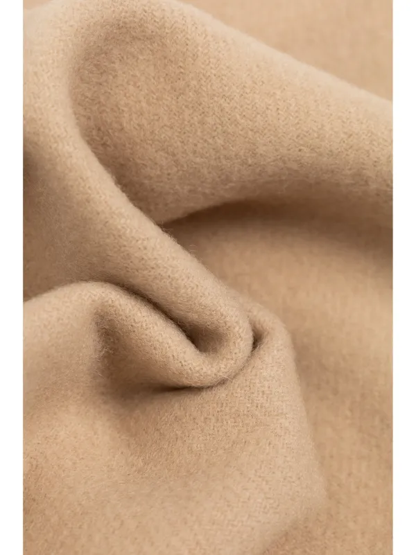 Moncler logo-patch Scarf | Neutrals | FARFETCH AO
